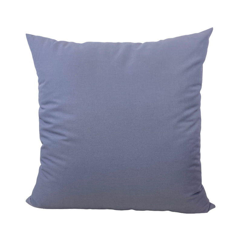Kona Cotton Slate Throw Pillow 20x20"