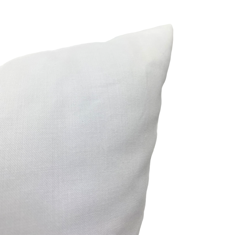 Kona Cotton White Throw Pillow 20x20"