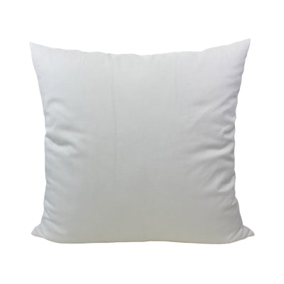 Kona Cotton White Throw Pillow 20x20"