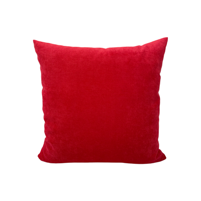 Bright red throw shop pillows