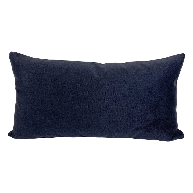 Loft Royal Blue Lumbar Pillow 12x22"