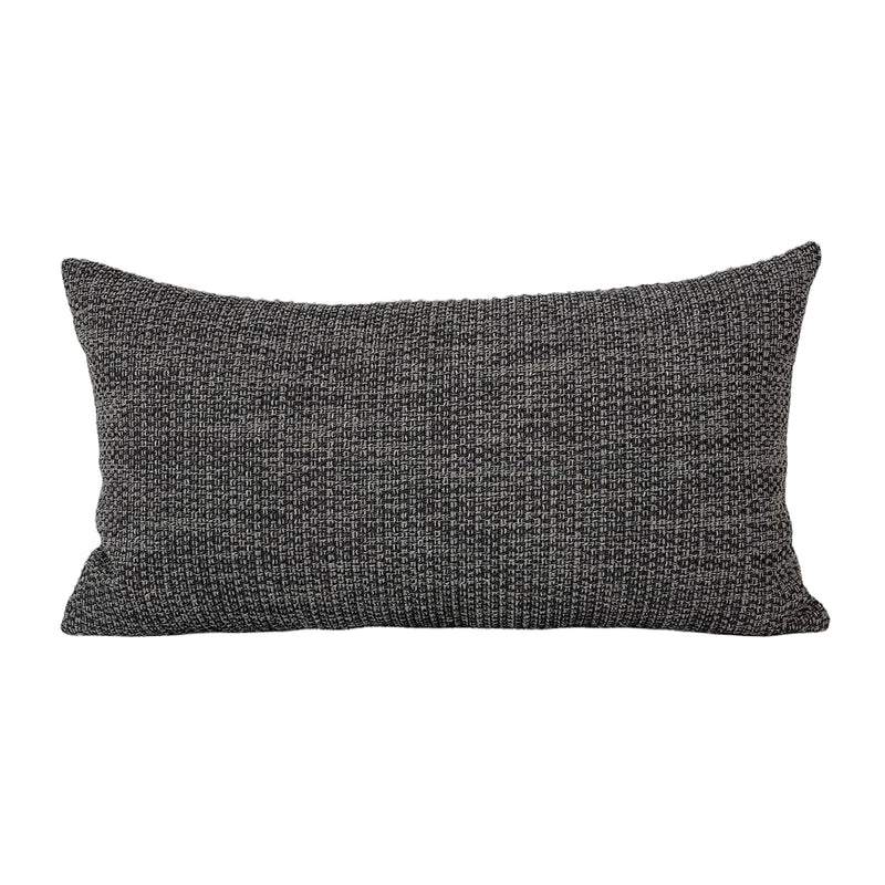 Louis Graphite Lumbar Pillow 12x22"