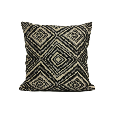 Marquee Abstract Black Throw Pillow 17x17