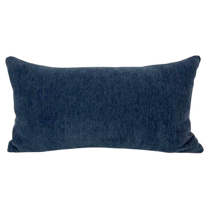 McCoy Navy Lumbar Pillow 12x22"
