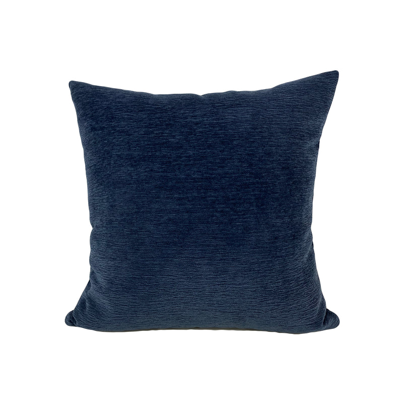McCoy Navy Blue Throw Pillow 17x17"