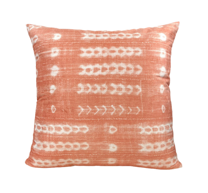 Mudcloth Kade Blush Throw Pillow 20x20