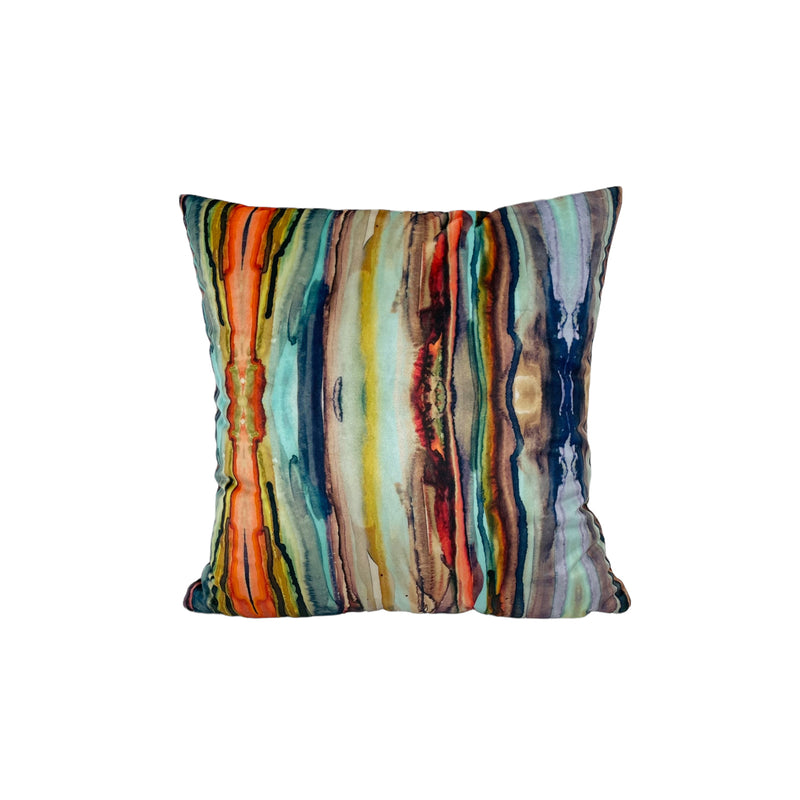 Native Drips Throw Pillow 15x15"