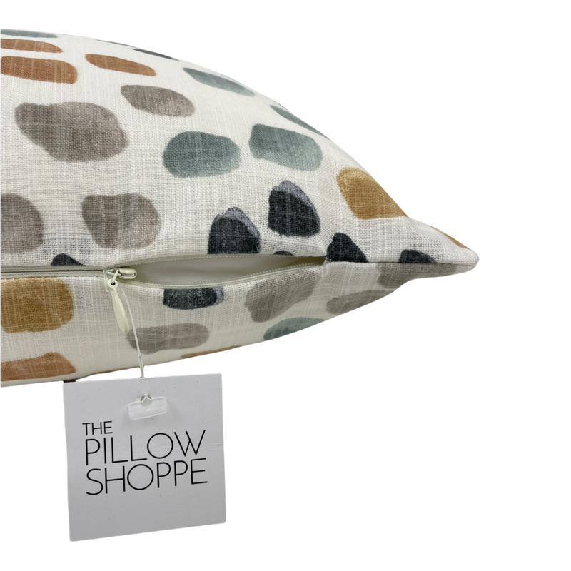Piave Butterscotch Throw Pillow 17x17"
