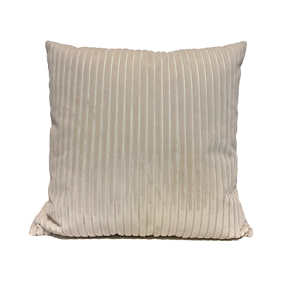 Postrio Ivory Velvet Throw Pillow 20x20"