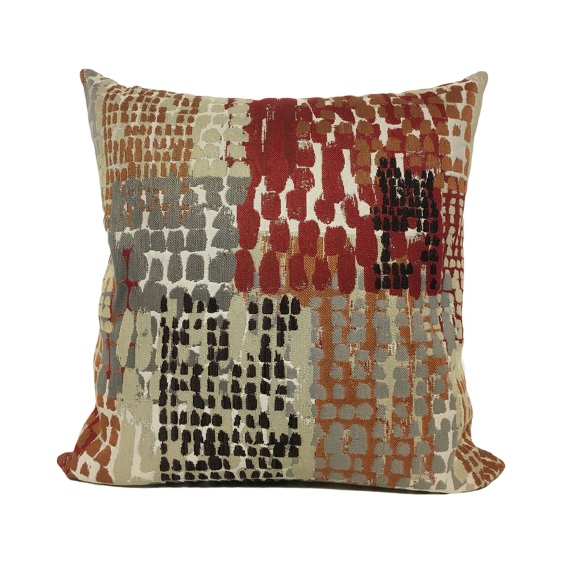 Quest Cinder Abstract Throw Pillow 20x20"