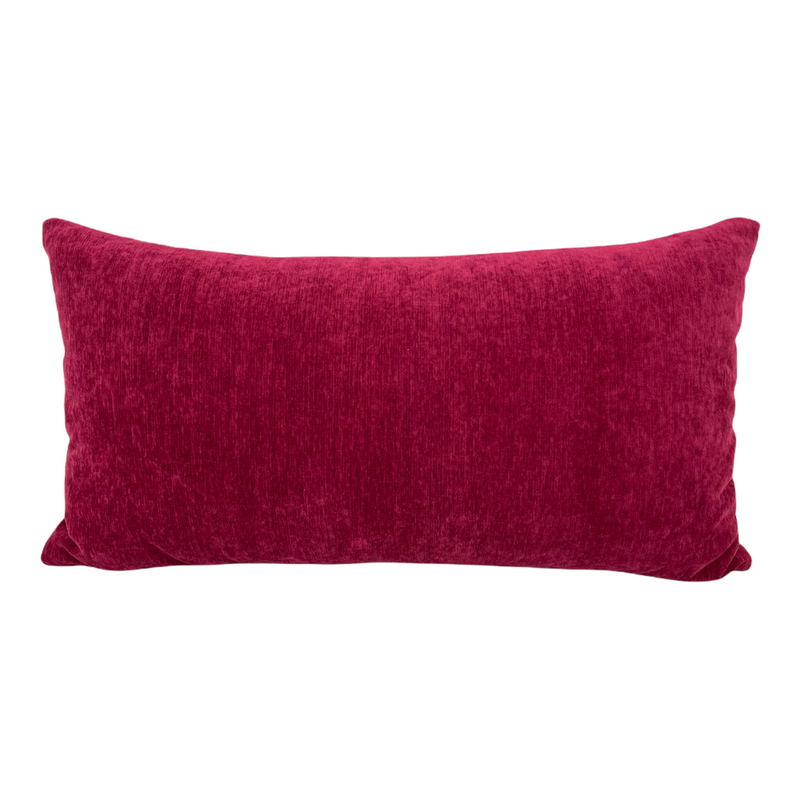 Rave Fuchsia Lumbar Pillow 12x22"