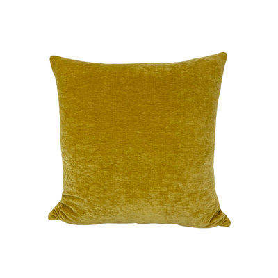Rave Mustard Throw Pillow 17x17"