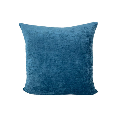 Rave Saxony Blue Throw Pillow 17x17"