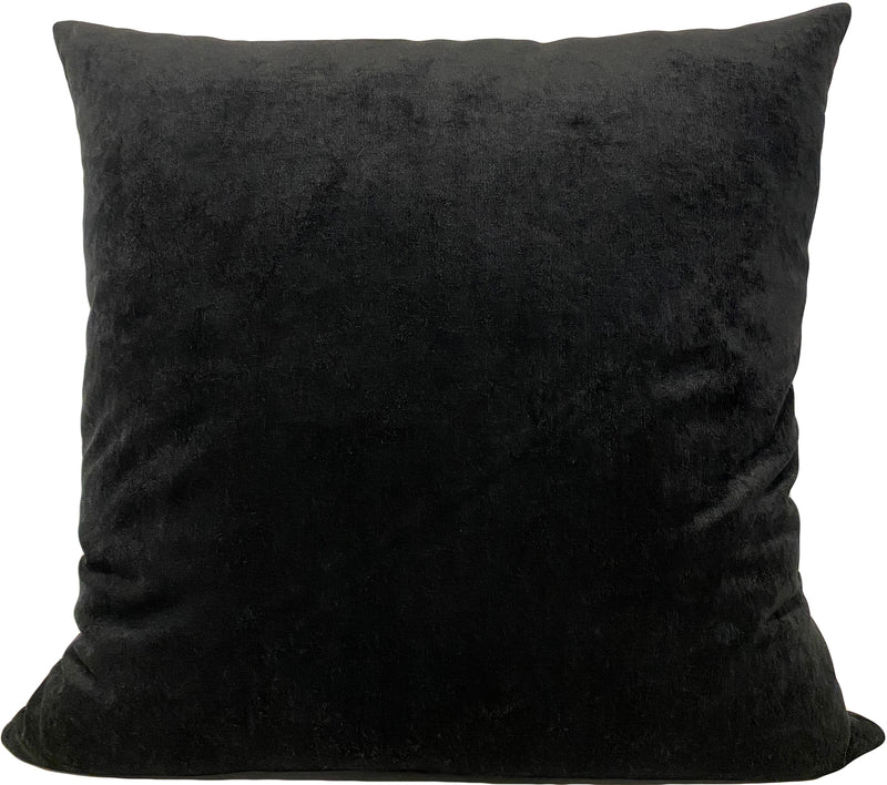 Royal Black Euro Pillow 25x25"