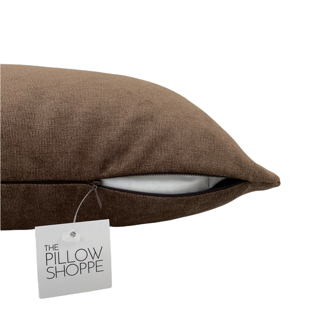 Royal Deep Brown Lumbar Pillow 12x22 Royal Deep Brown Lumbar Pillow 12x22