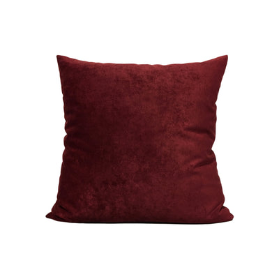 Royal Red Wine Throw Pillow 17x17"