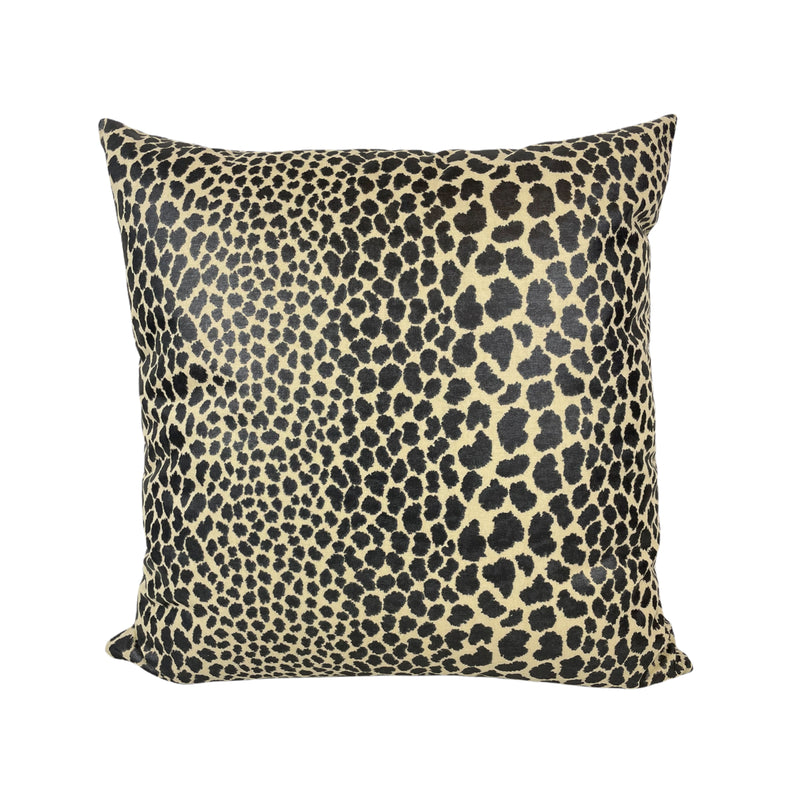 Sergio Black Pearl Throw Pillow 20x20"