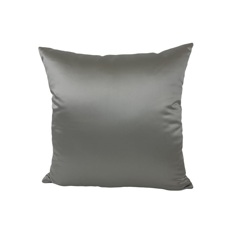Silky Smooth Limestone Throw Pillow 17x17"