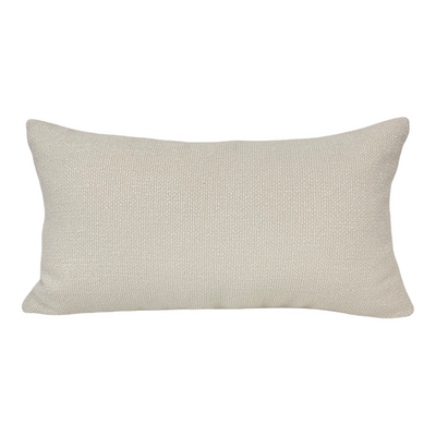 Stardust Ivory Lumbar Pillow 12x22"