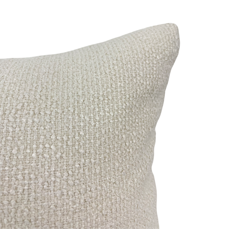 Stardust Ivory Lumbar Pillow 12x22"