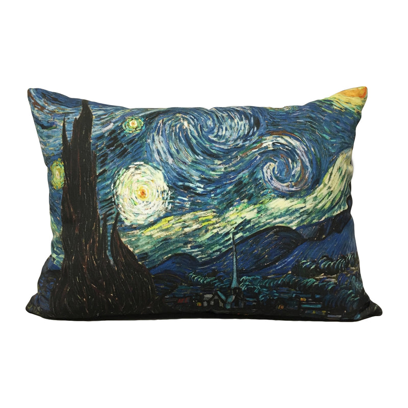 Starry Night Throw Pillow 18x24"