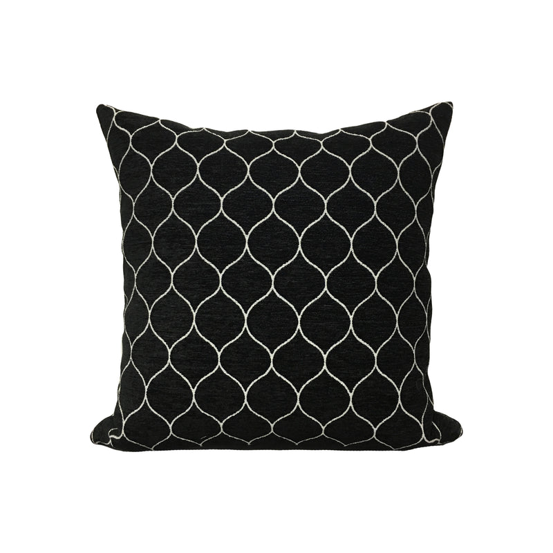 Stella Onyx Throw Pillow 17x17"