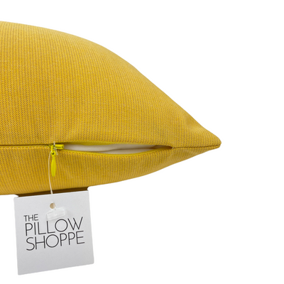 Sunbrella Daffodil Lumbar Pillow 12x22"