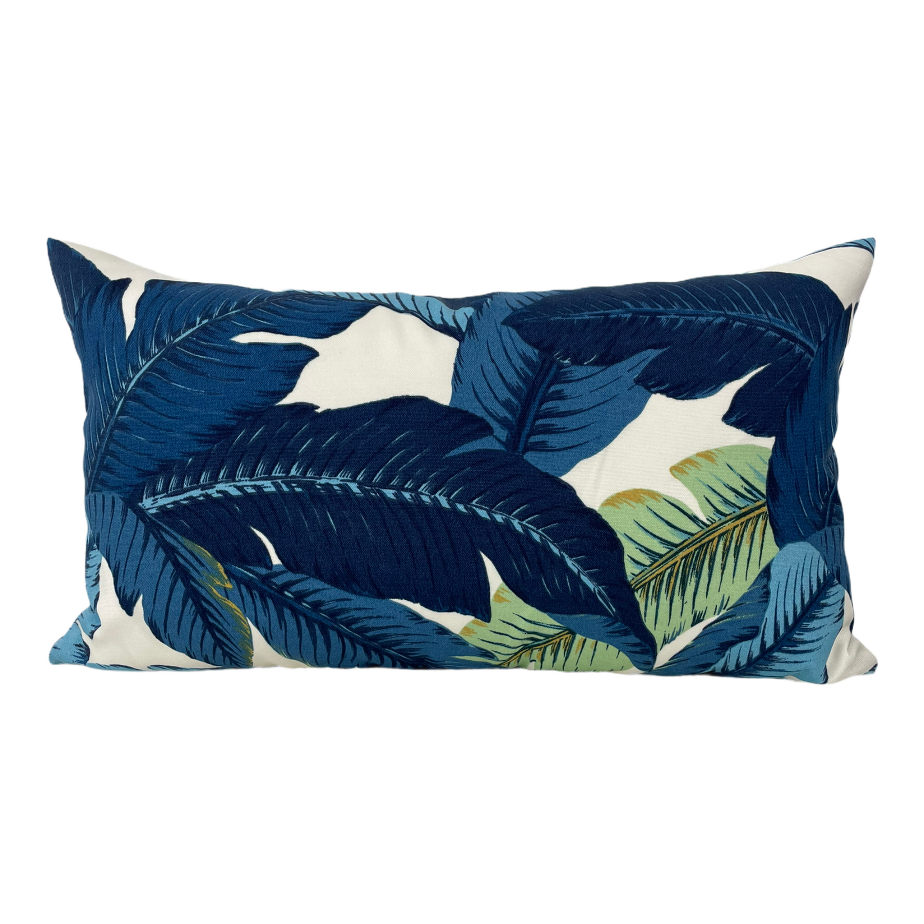 Navy blue lumbar throw pillows deals