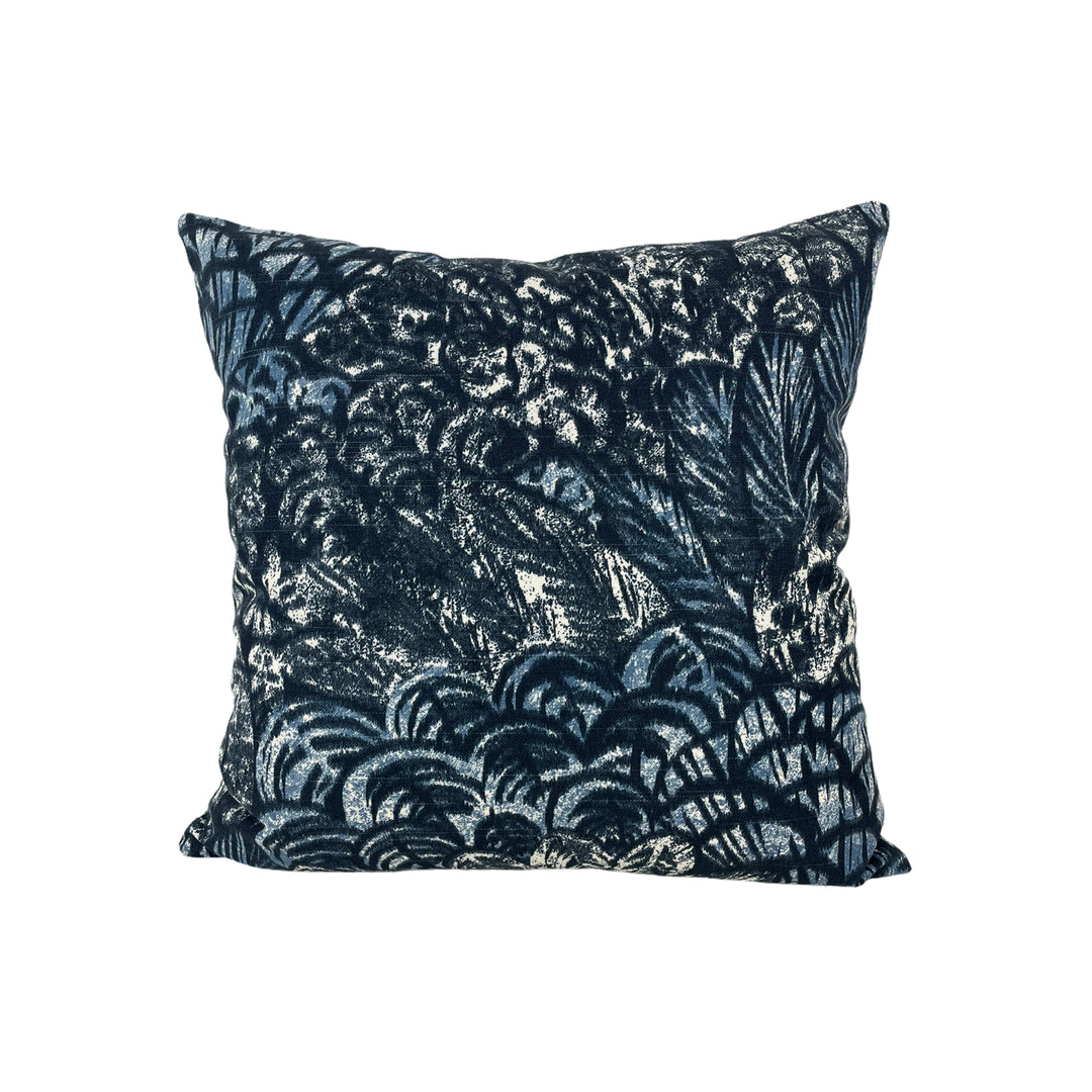 Wimbu Indigo Throw Pillow 17x17