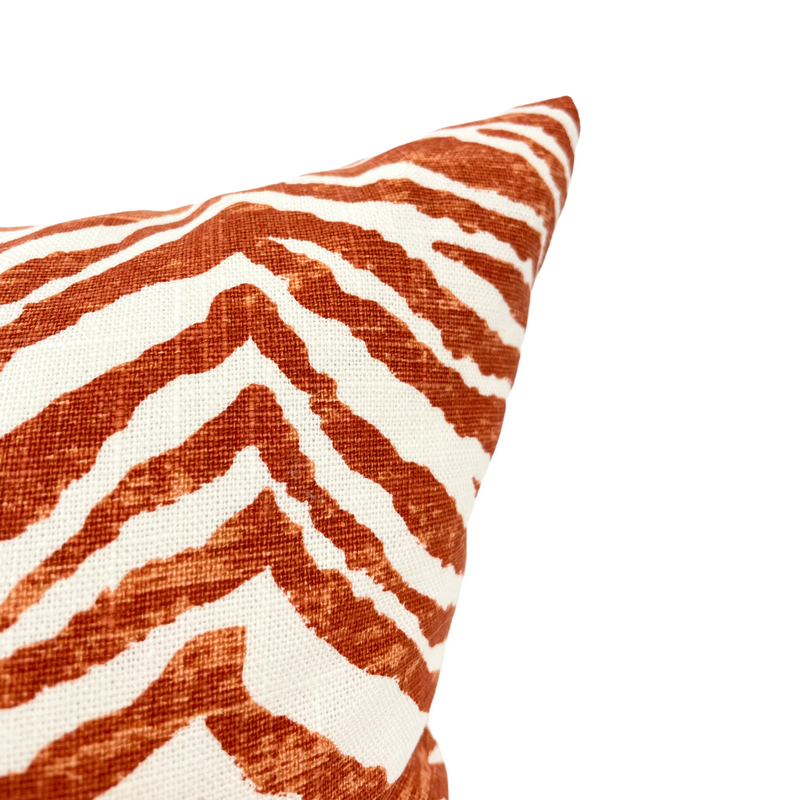 Zebby Carrot Throw Pillow 17x17"
