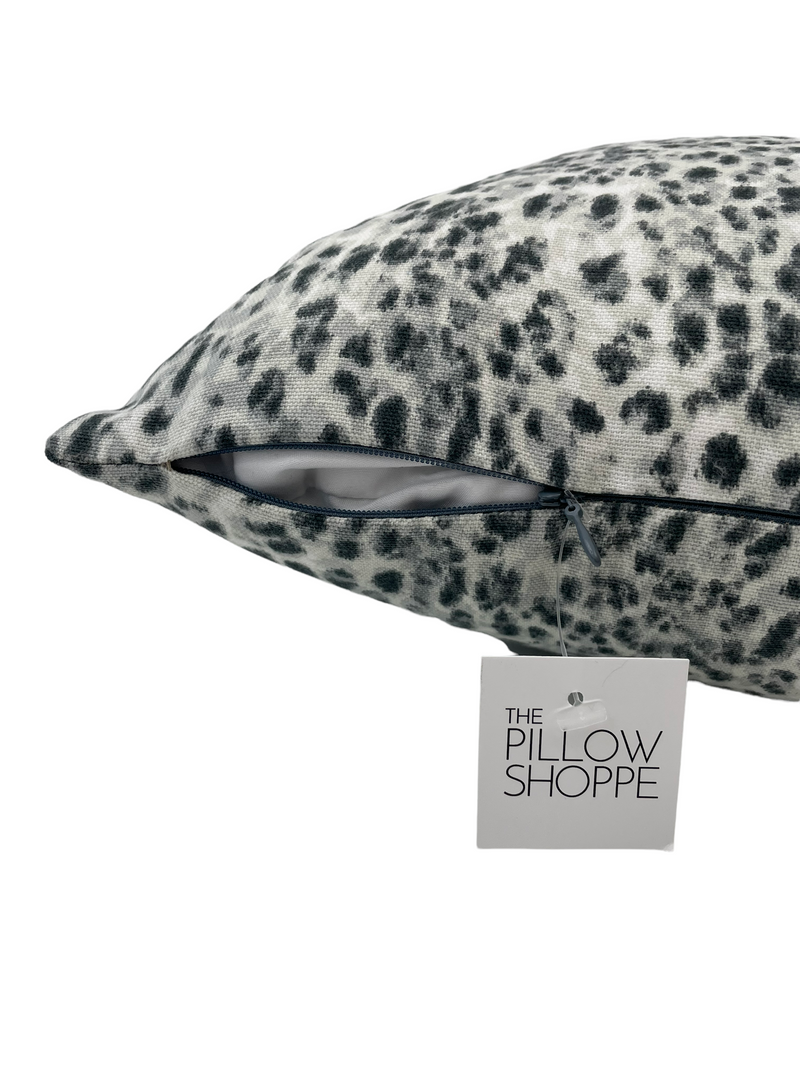 Zeffa Duck Charcoal Throw Pillow 17x17"